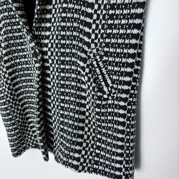 NEW ESSENTIEL ANTWERP Houndstooth Print Tweed Coat Black/white Size 34 (S) - Picture 8 of 12